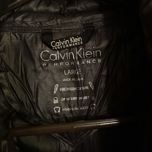 Calvin Klein Performance Down Black Vest - Picture 4 of 6